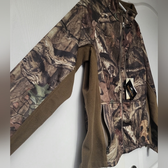 NWT Men's Readhead Mossly Oak Camouflage Windproof Zip Up Sweater Jacket - Picture 2 of 8